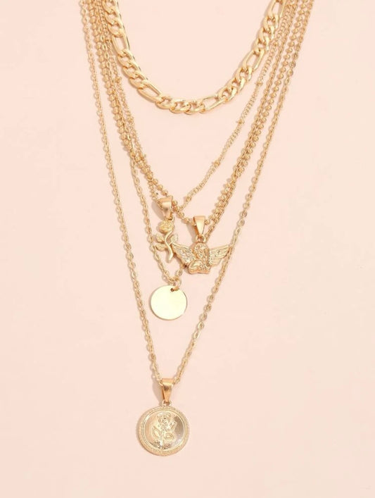 GOLD LAYERED NECKLACE